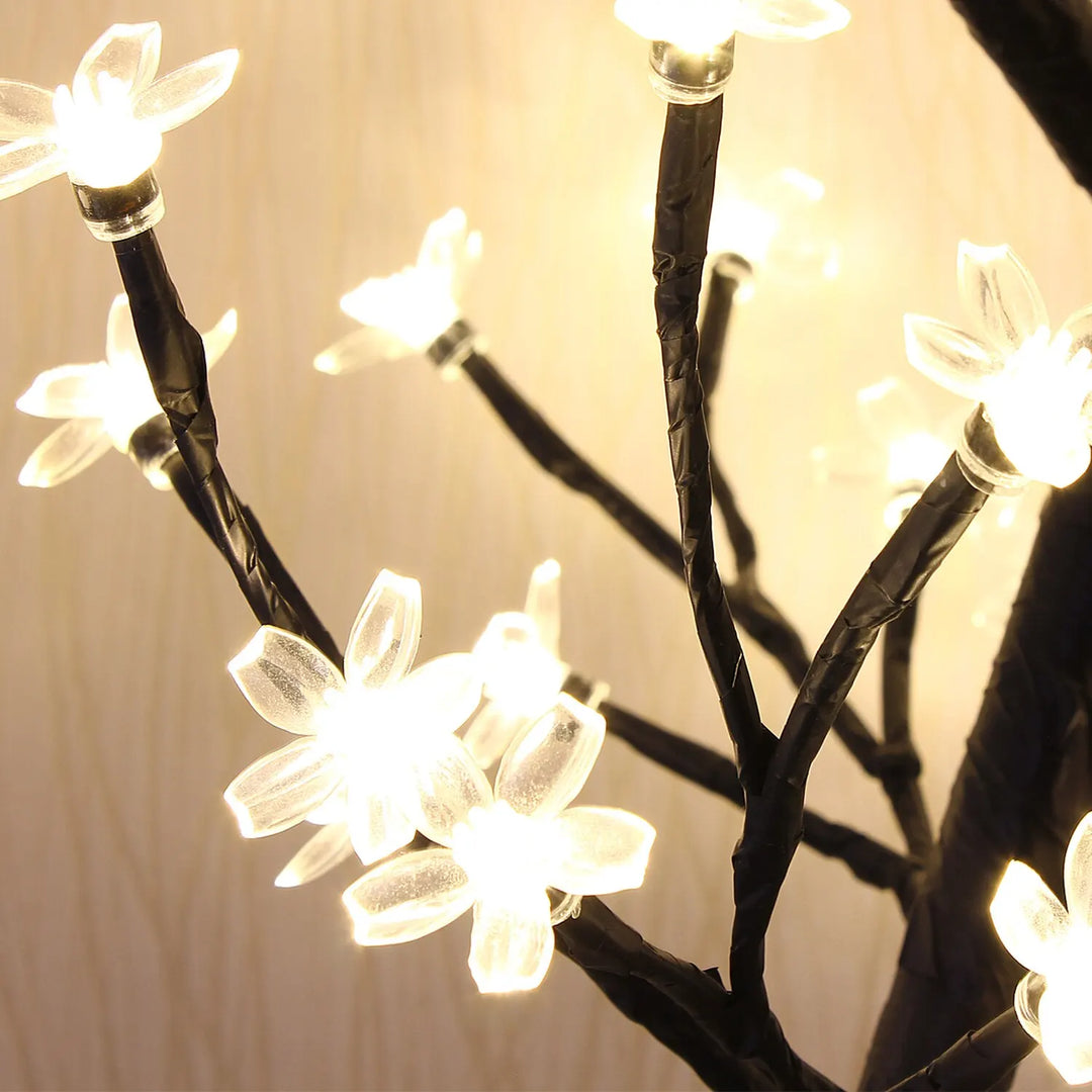 Rynx | Cherry Blossom Tree Light, 17 inch 40LED Illuminated Table Decoration Artificial Flower Bonsai Tree Lamp USB Powered Gifts for Home Decor