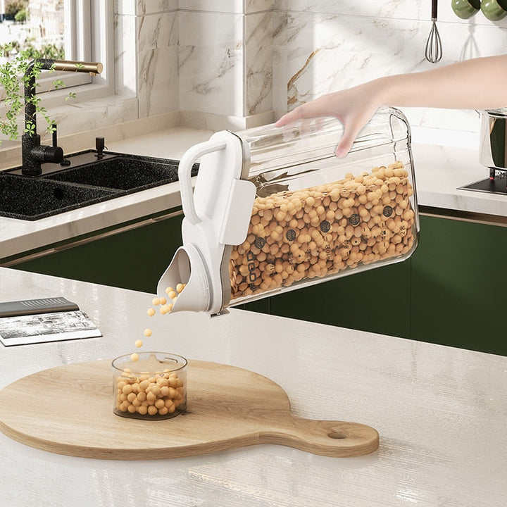 Lisslune | Transparent Measuring Food Storage Dispenser