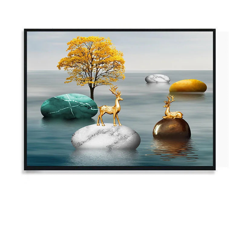 Lisslune | Art View Elegant Canvas Electric Box Cover