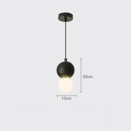 Lisslune | LumiOrb – Minimalistic Pendant Light with Glass Shade