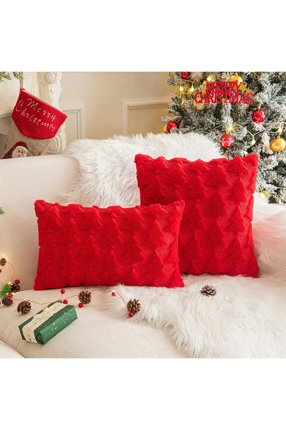 Lisslune | Plush decorative cushion cover