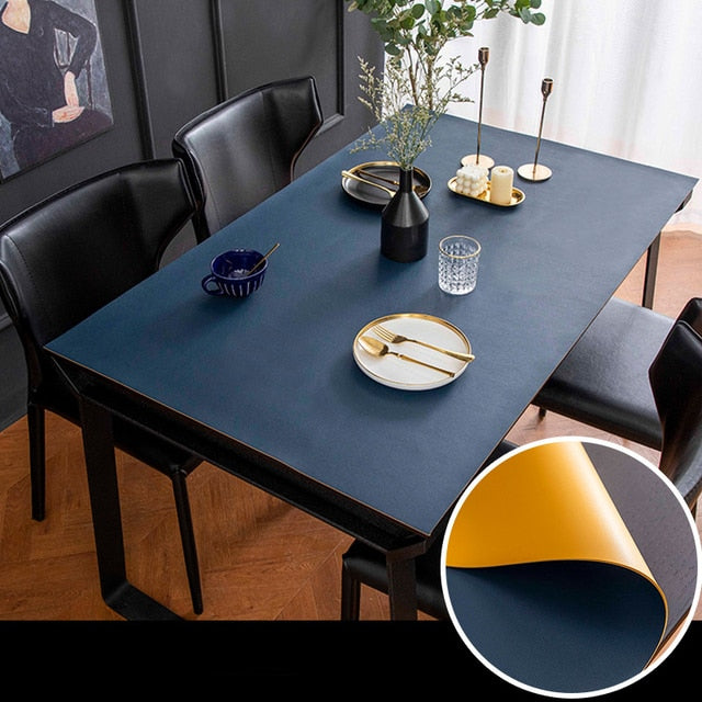 Lisslune | Nordic Minimalist Leather Waterproof Table Protector Mat