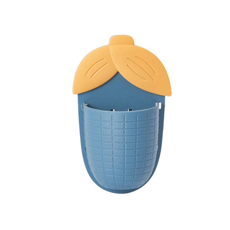 Lisslune | Leaf Shaped Punch Free Wall Storage Rack