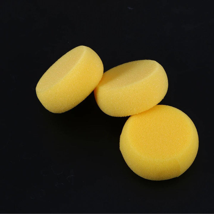 Lisslune | Golden Sunshine Creative Sponge Set - 12 Round Watercolor Tools for Artistic Expression