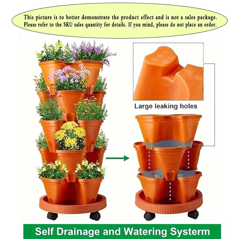 Lisslune | Space-saving vertical herb tower with mobile roll function