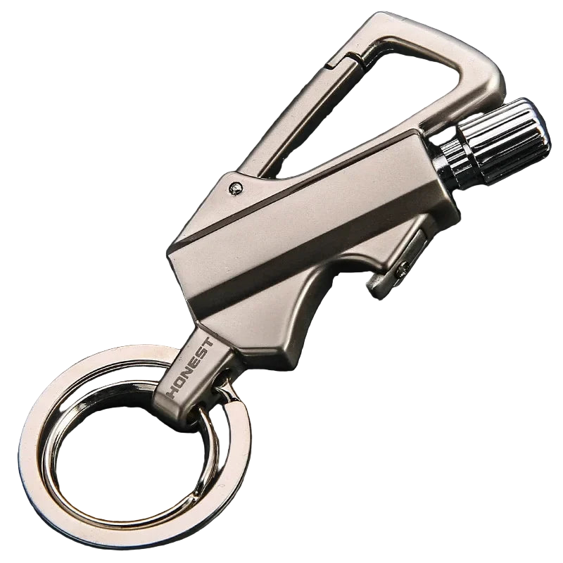 Lisslune | FlareKey – Multifunction Keychain Lighter | Windproof Kerosene Lighter for Outdoor & Everyday Use
