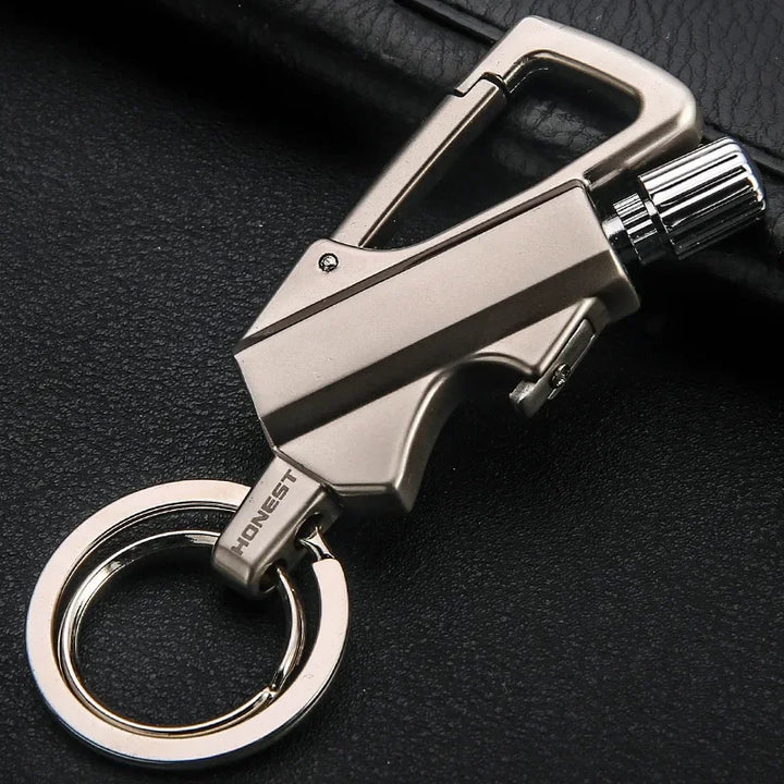 Lisslune | FlareKey – Multifunction Keychain Lighter | Windproof Kerosene Lighter for Outdoor & Everyday Use