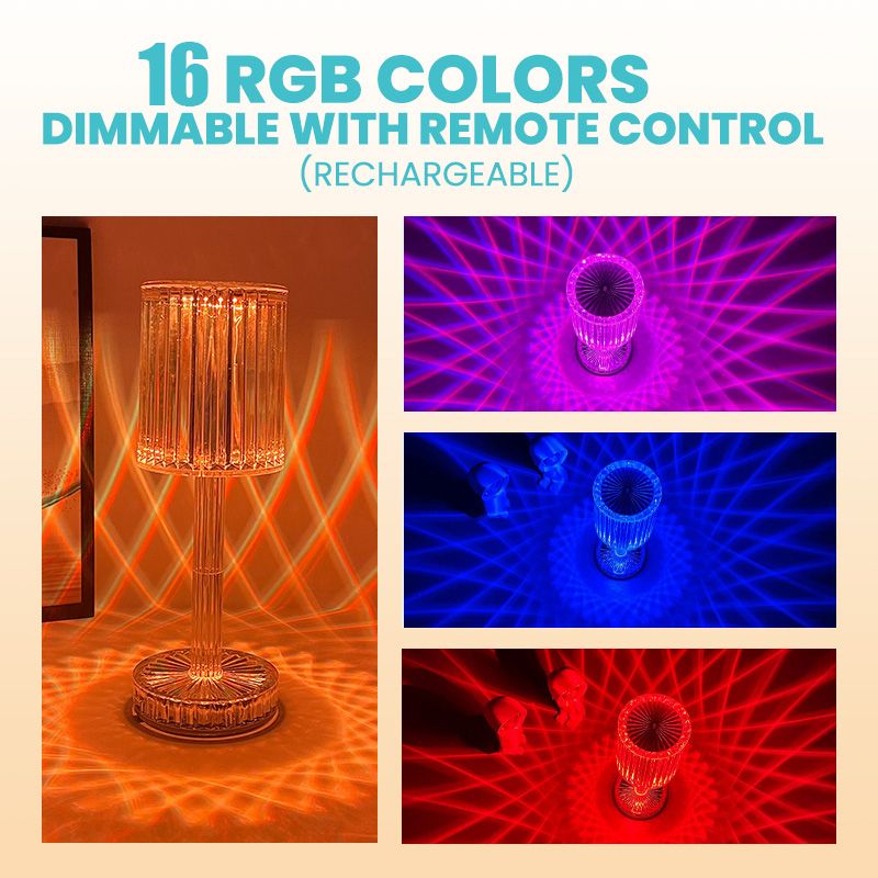 Lisslune | Diamond Glow Acrylic Touch Table Night Lamp