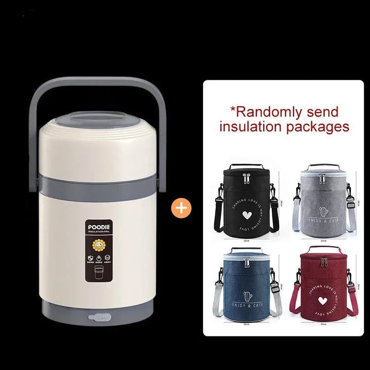 Lisslune | LunchJoy | Electric Lunchbox | Heats constantly | Enjoy healthily