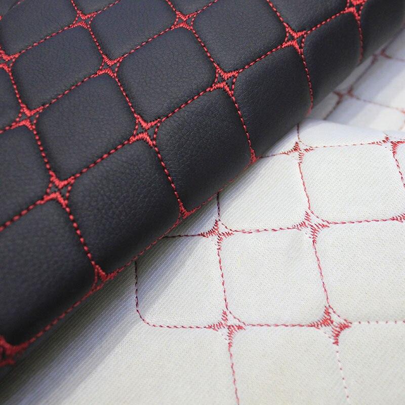 Lisslune | Extra Large Premium Black PU Leather Craft Sheet - Ideal for DIY Projects