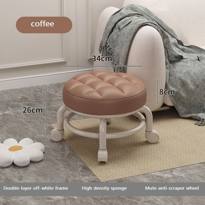 Lisslune | RollEase Mini Rolling Elegant Low Stool