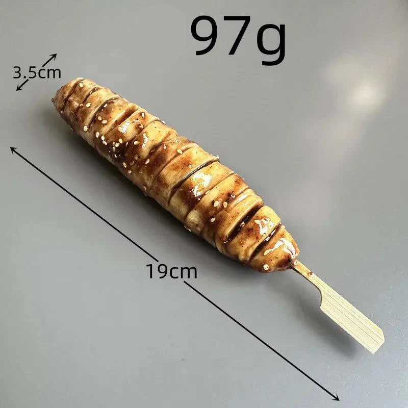 Lisslune | Japanese BBQ Skewer Simulation Model - Artificial Food Display Prop for Kitchen and Night Market