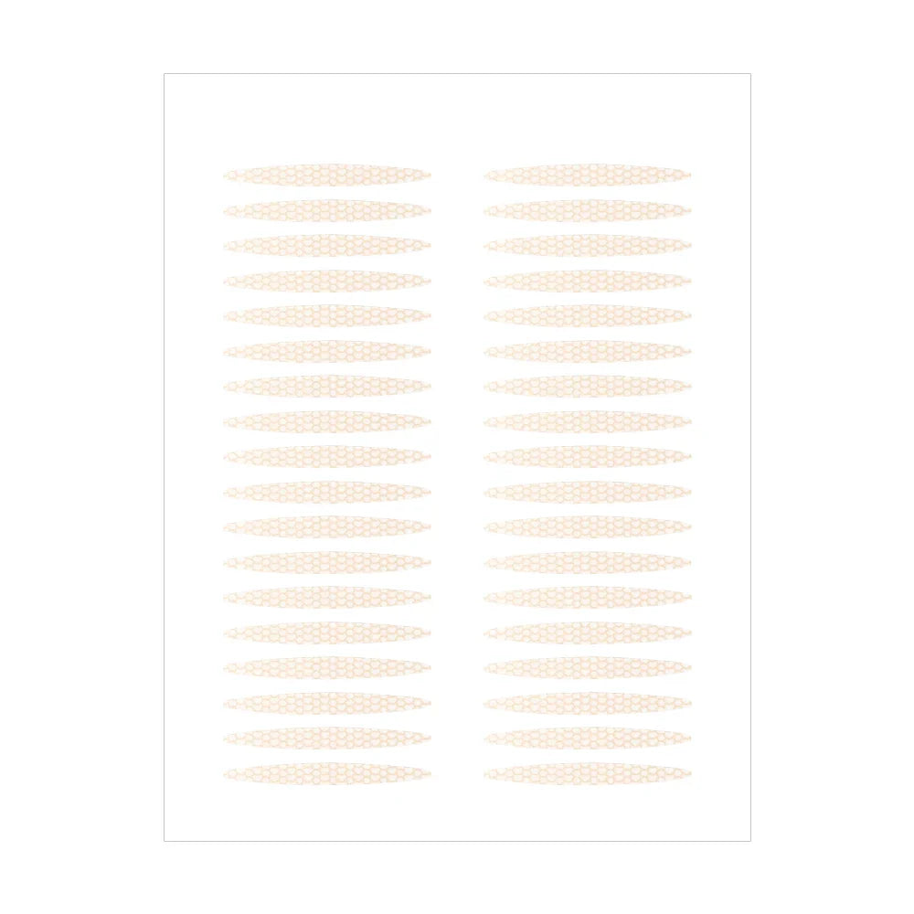 Rynx | Invisible Double Eyelid Patch Mesh Olive-shaped Eyelid Strips Self-adhesive Waterproof Sweat-resistant Natural Eyelifting Tape Makeup