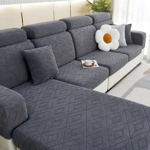 Lisslune | SlipBliss - Elegant Jacquard Non-Slip Sofa Cover