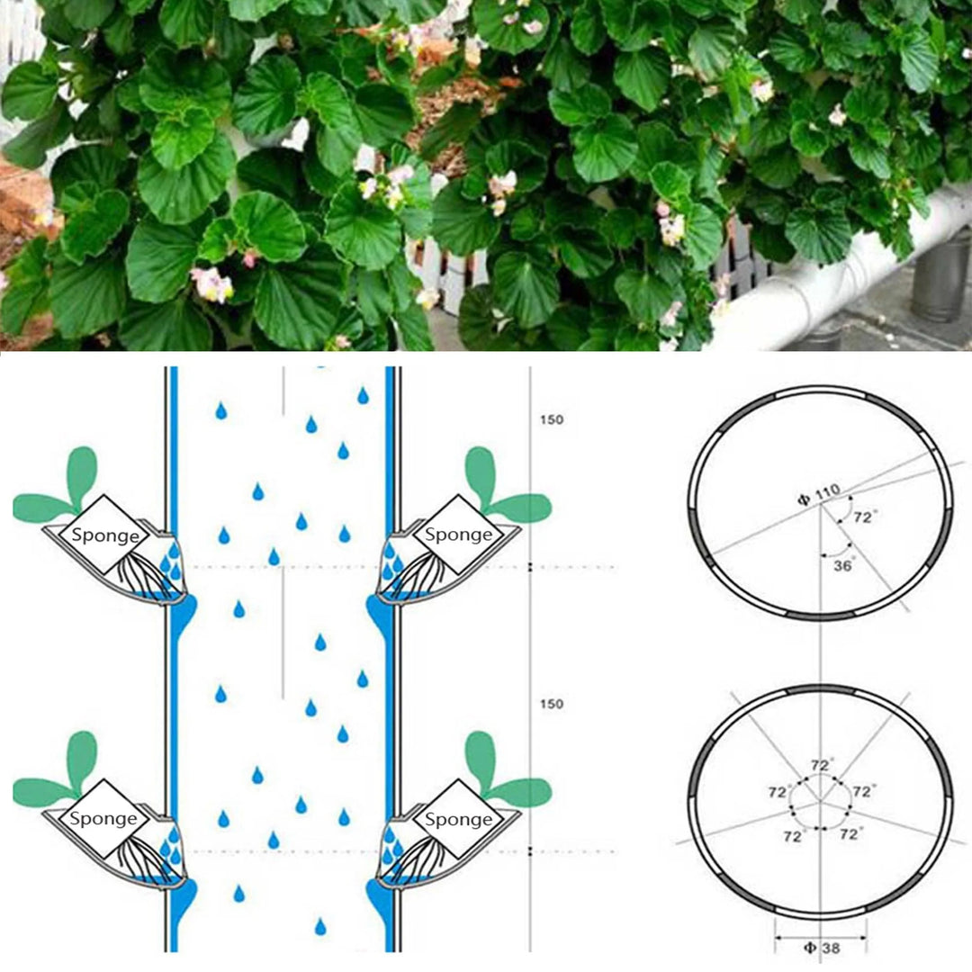 Lisslune | Vertical Hydroponic Plant Growth System: Enhance Your Gardening Experience