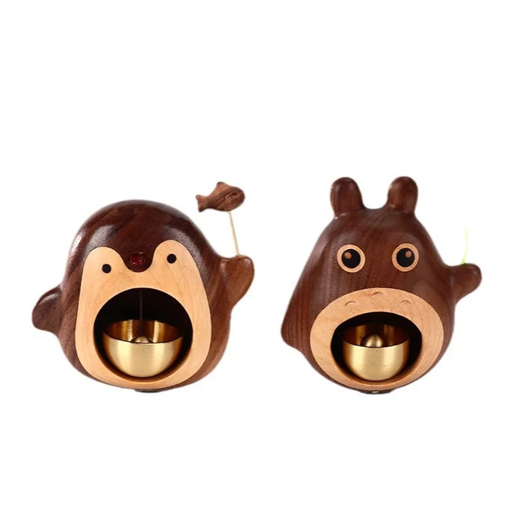 Lisslune | Wooden Penguin Cute Doorbell