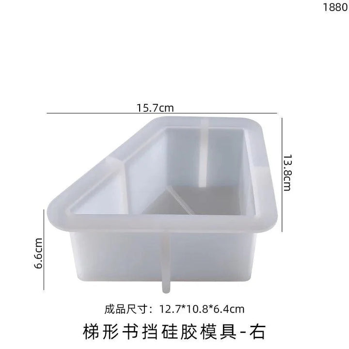 Lisslune | DIY Crystal Silicone Resin Molds – Large Cube, Heart, Round and Rectangular Geometry Molds for Resin Pouring