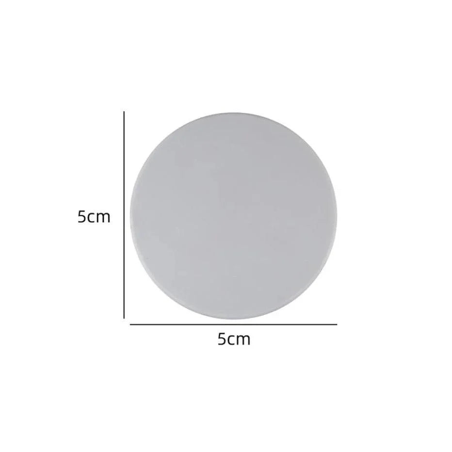 Lisslune | Self-Adhesive Silicone Caps for Door Handles - Elegant Shock-Absorbing Wall Protectors (Single Unit)