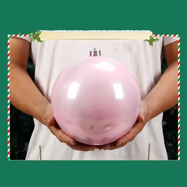Rynx | 1pcs 120mm-250mm Pearl shiny Christmas tree ball decoration hanging for home bar party birthday wedding Xmas decoration