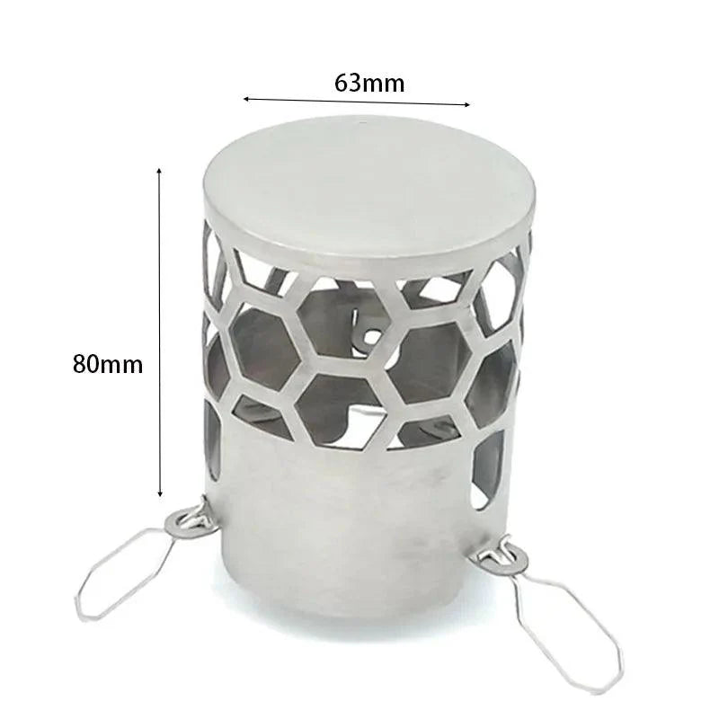 Lisslune | Stainless Steel Chimney Spark Guard and Rain Protection for Wood Stoves