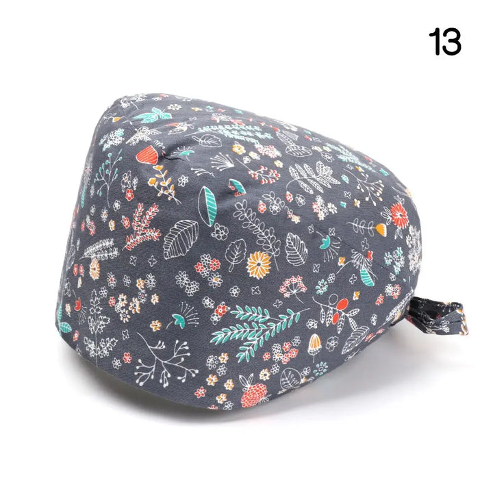 Lisslune | Adjustable surgical cap with ponytail holder and buttons