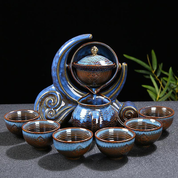 Lisslune | Ceramic Charm Far East Style Semi-Automatic Teapot