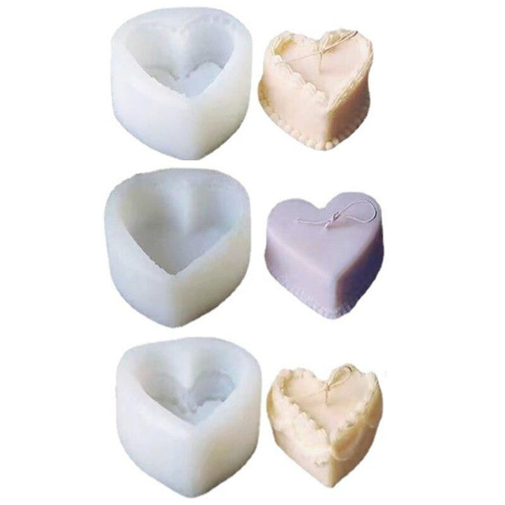 Lisslune | Creative Love Heart Silicone Baking and Craft Mold