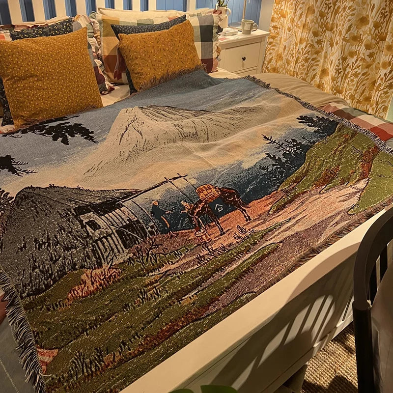 Lisslune | Mountain Landscape Blanket
