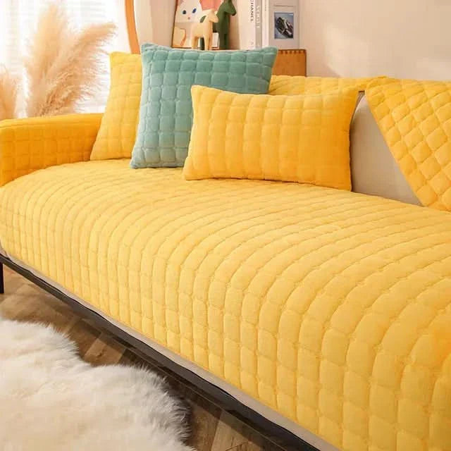 Lisslune | VelvetCozy - Plush velvet anti-slip sofa cover for added elegance and comfort