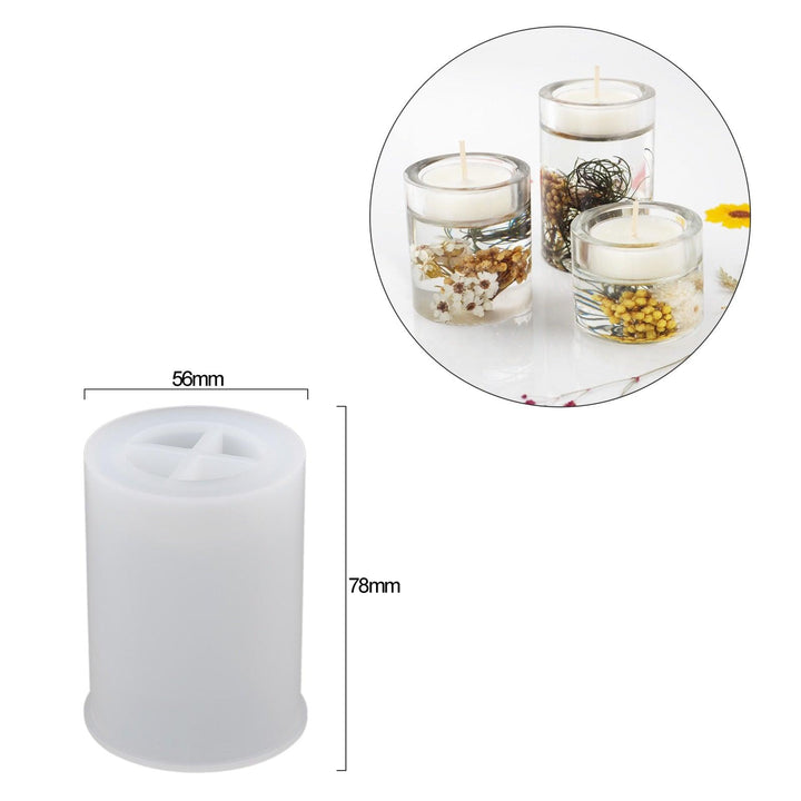 Lisslune | Silicone mold set for creative candle jars and flower planters