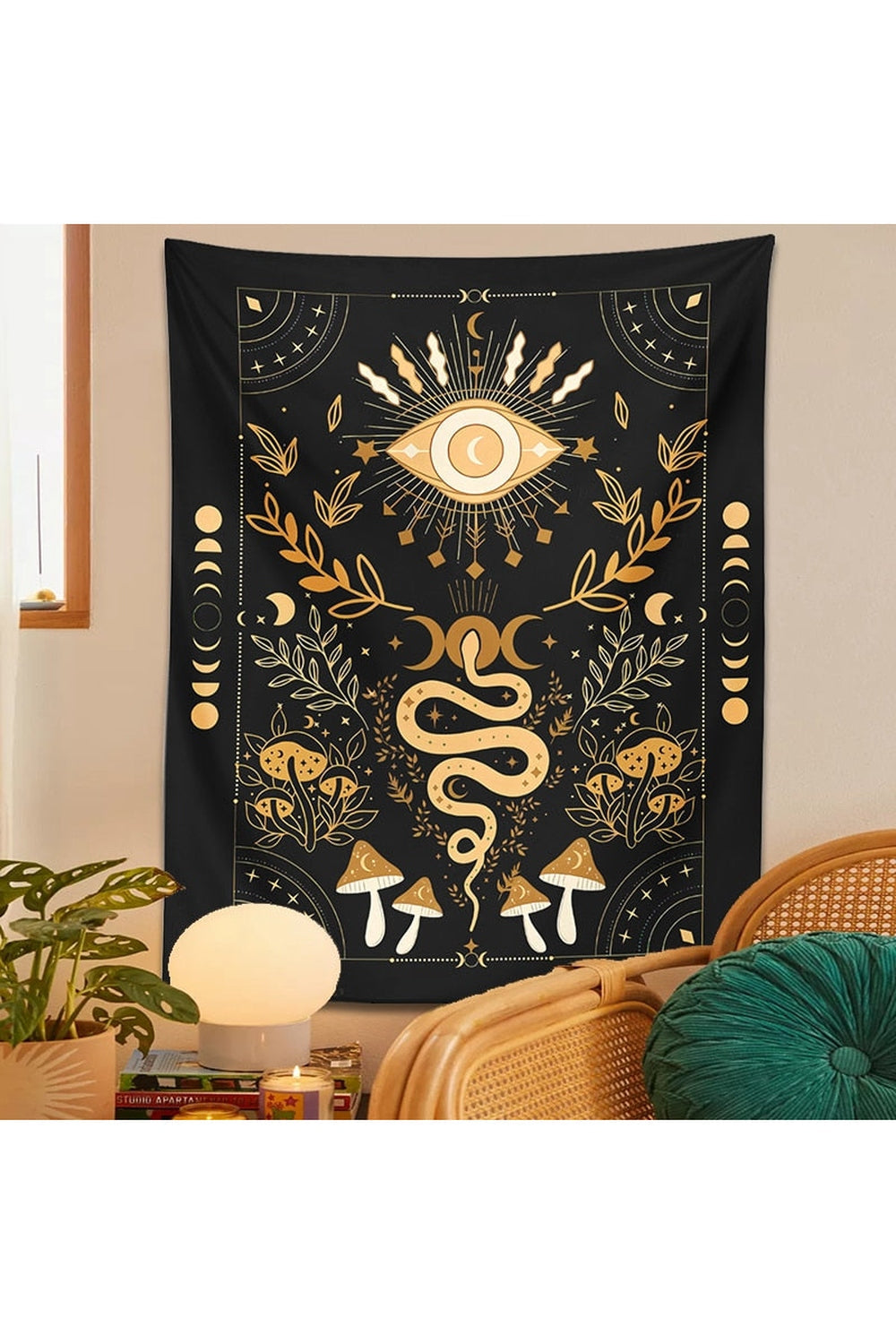 Lisslune | Snake Deal Wall Tapestry