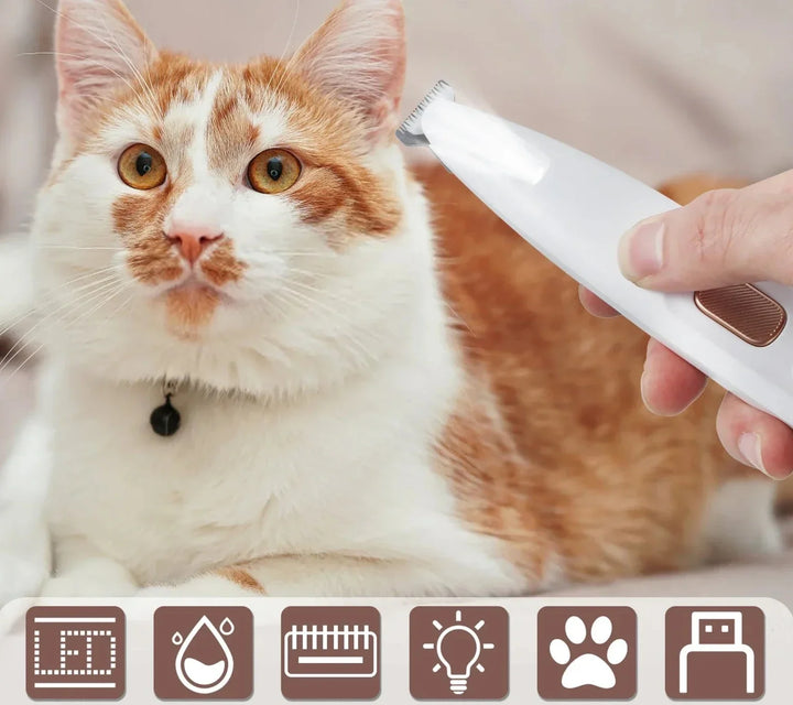 Lisslune | Dog and Cat Hair Clipper with LED Light
