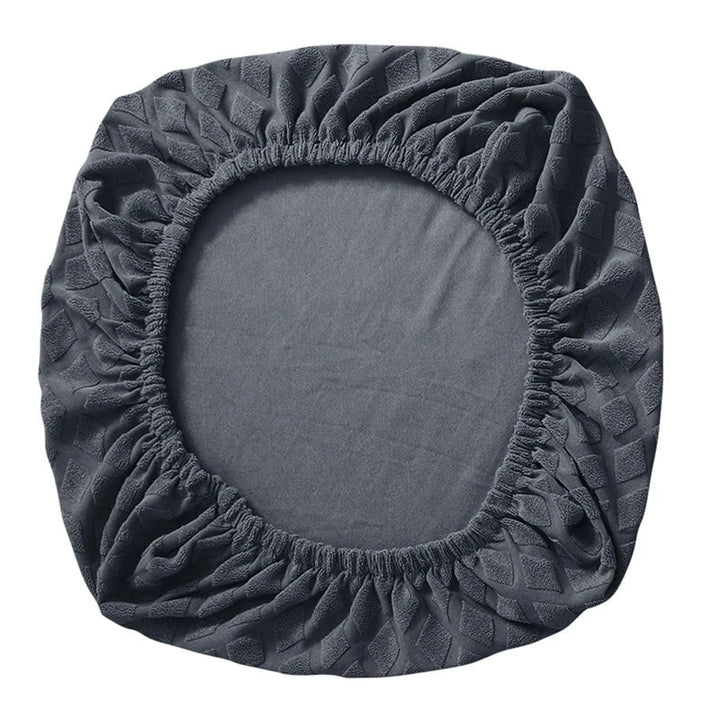 Lisslune | Spandex elastic office chair cover Jacquard seat covers pineapple mesh fleece protective cover elastic computer seat protector