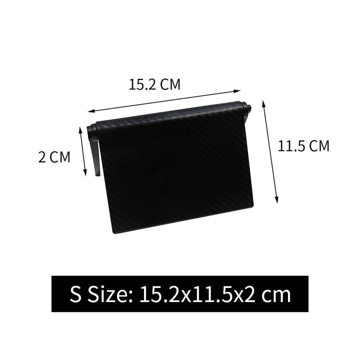 Lisslune | Versatile adjustable desktop stand with integrated media organizer in stylish black or white