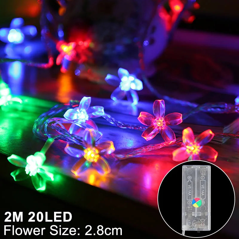 Rynx Snowflake LED Light Christmas Decorations For Home Hanging Garland Christmas Tree Decor Ornament Christmas Xmas Gift New Year