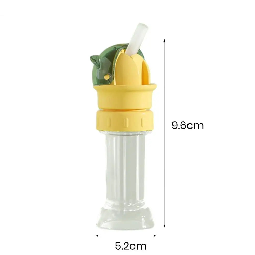 Lisslune | Colorful Twist-Open Built-in Straw Water Bottle