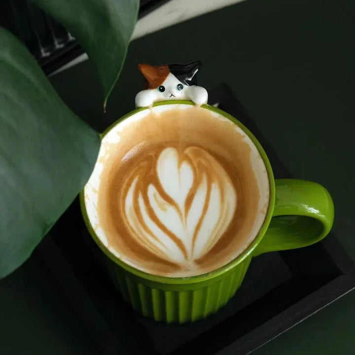 Lisslune | Climbing Cat Coffee Mug