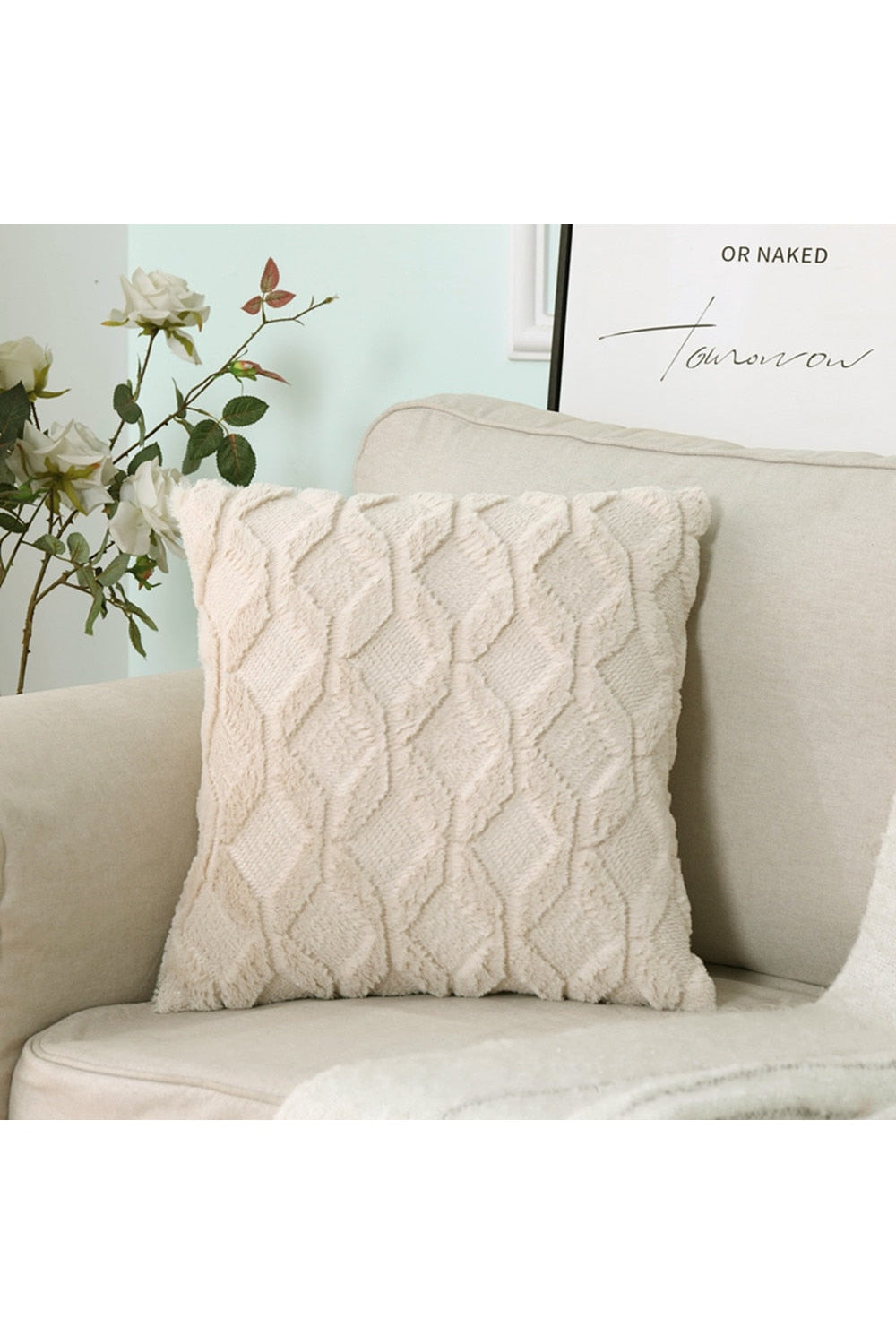 Lisslune | Rattan Plush Pillowcase