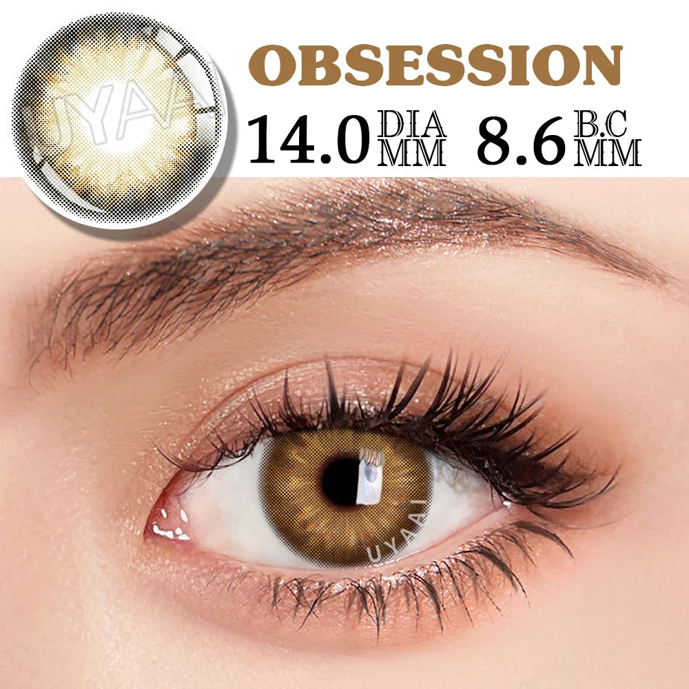 Rynx | 1 Pair of Color Contact Lenses for Naturally Beautiful Pupil Color Lenses Cosmetics Blue Eyes Contact Lenses Fast Delivery