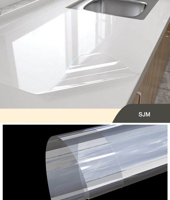 Lisslune | ProtectEase Self-adhesive protective film | Decorative film & surface protection | Waterproof & washable | DIY film for furniture & walls