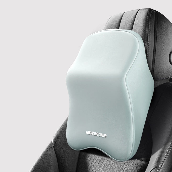 Lisslune | ErgoDrive Car Seat Support – Orthopaedic Cushion for Neck & Back Pain Relief While Driving