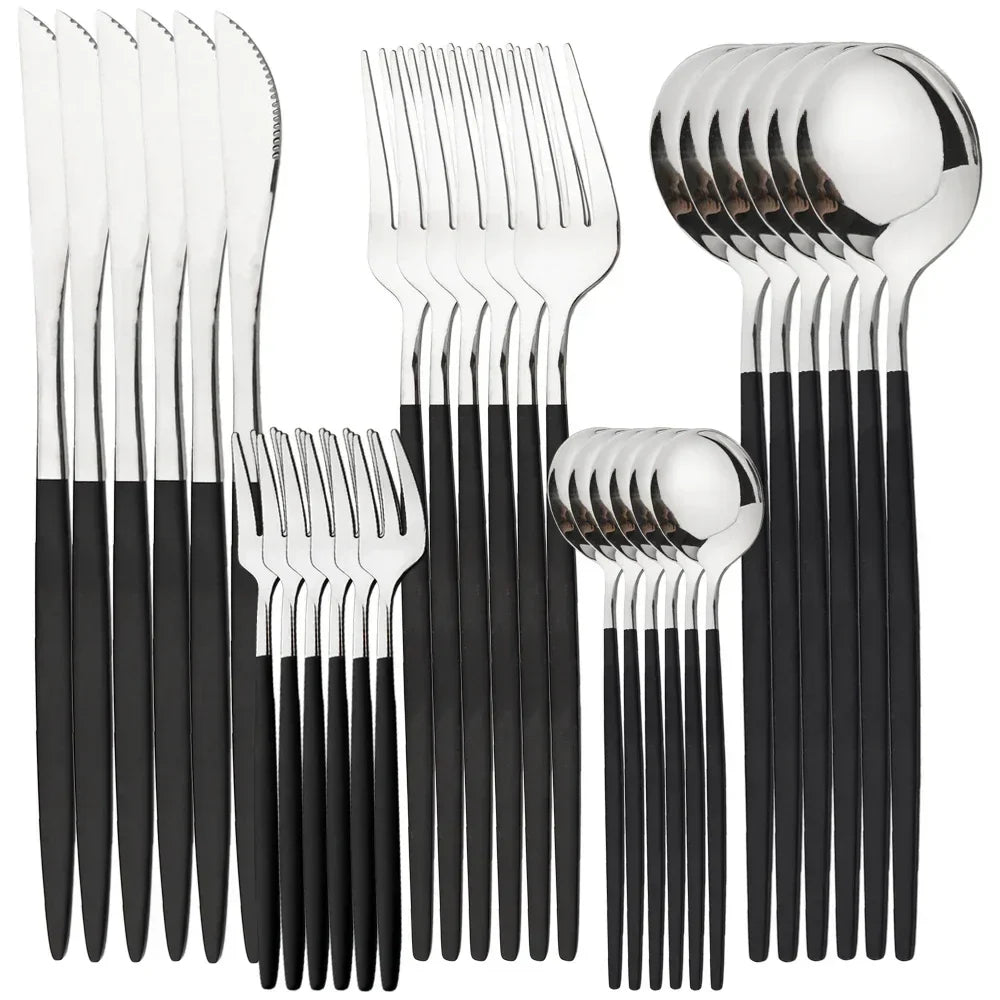 Lisslune | RoyalMirror – Luxury Gold Cutlery Set
