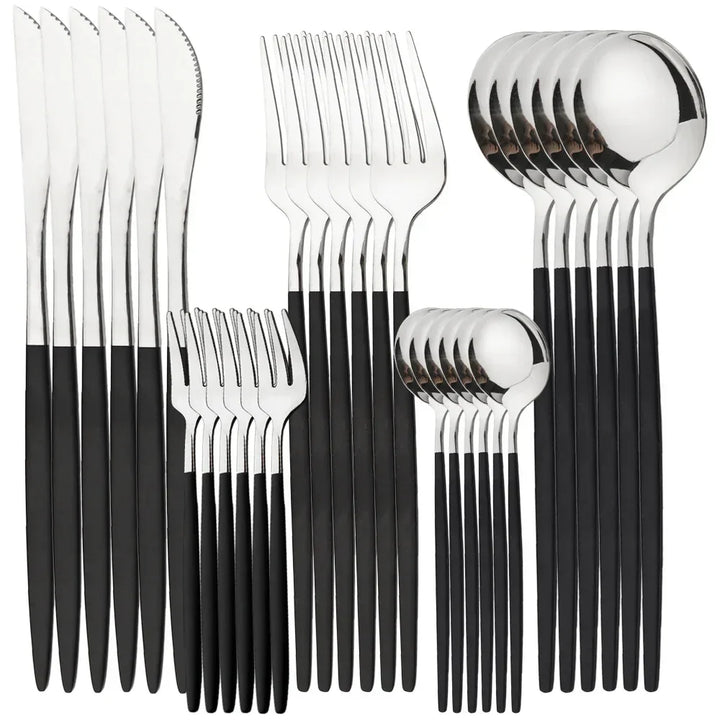 Lisslune | RoyalMirror – Luxury Gold Cutlery Set