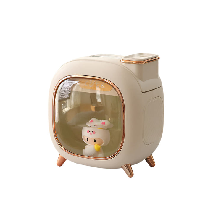 Lisslune | MistJoy Mini Humidifier – Dual Spray Diffuser with Soft Ambient Light