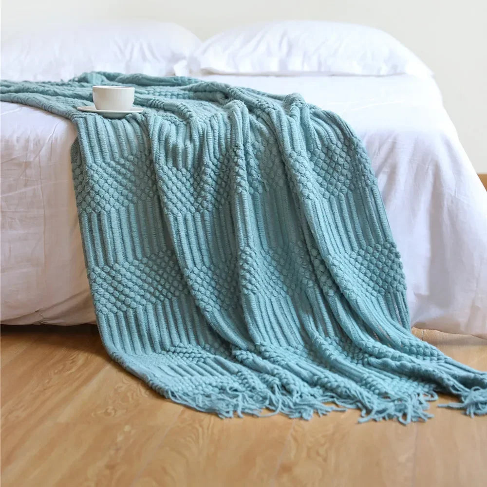 Lisslune | Nordic Style Dick Knitted Blanket
