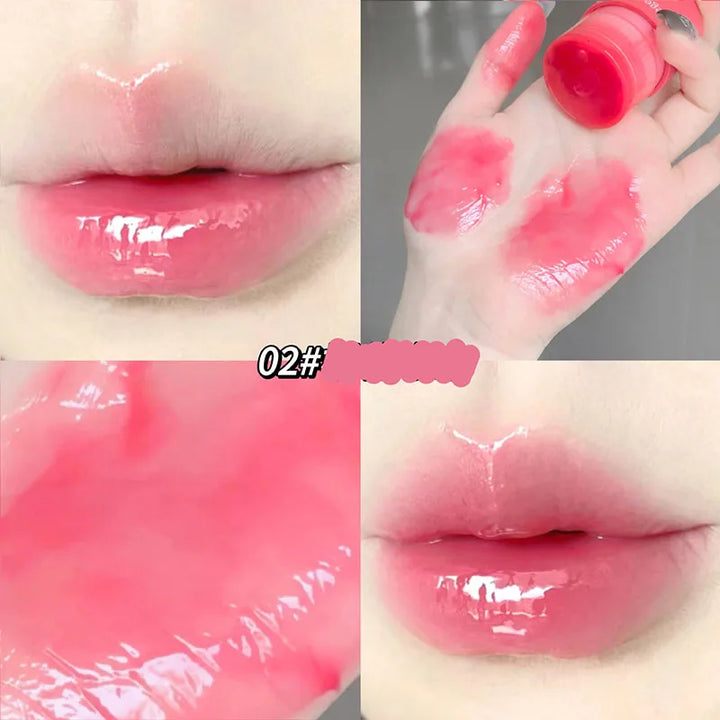 Rynx | Water Light Moisturizing Essence Lip Gloss Hydrating Nutrient-Rich Grape Purple Lip Tint Lipsticks Alternatives Korean Makeup Cosmetics