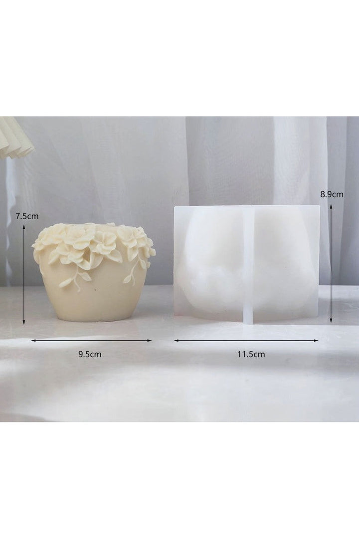 Lisslune | Rattan Flower Candle Shape