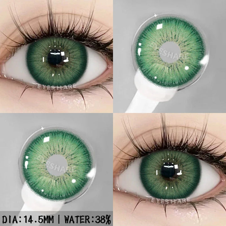 Rynx | 1 pair natural color contact lenses for eyes blue eye colors brown lens gray eye lenses annual green eye contact lens