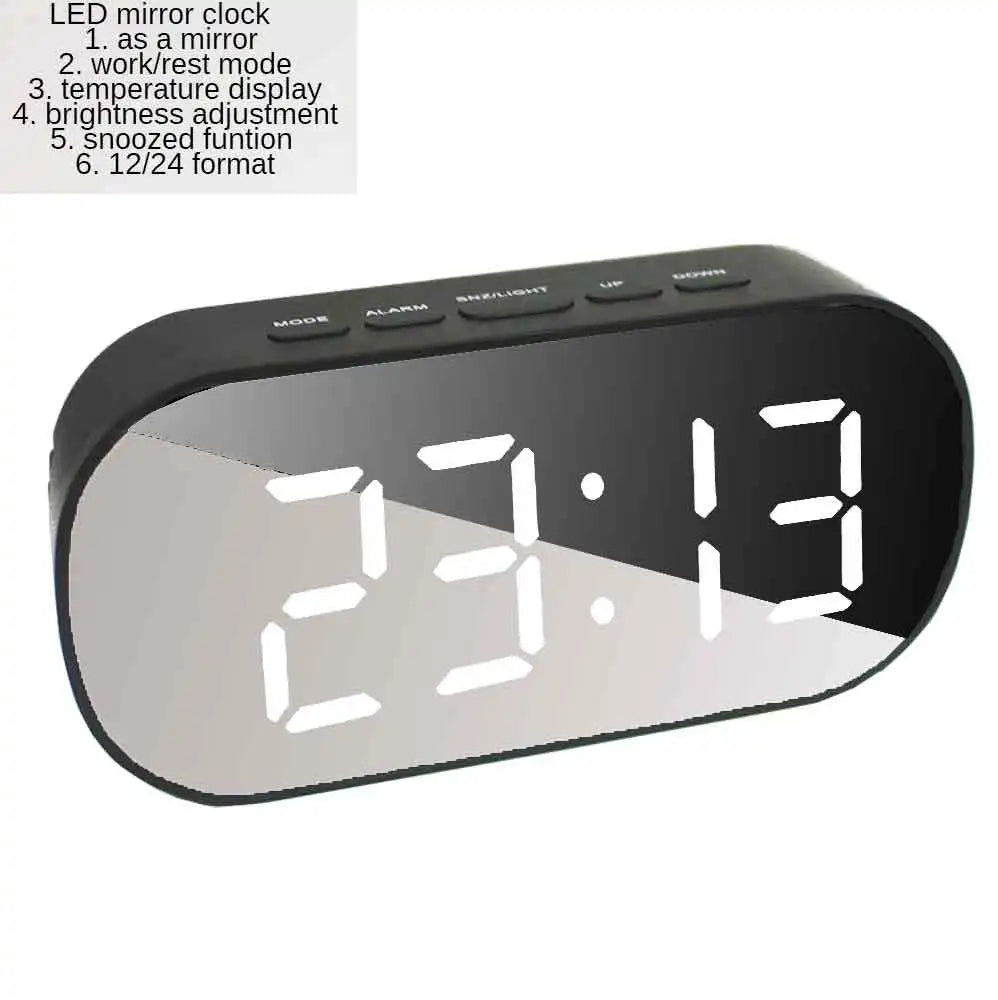 Lisslune | Curved Screen Digital Alarm Clock