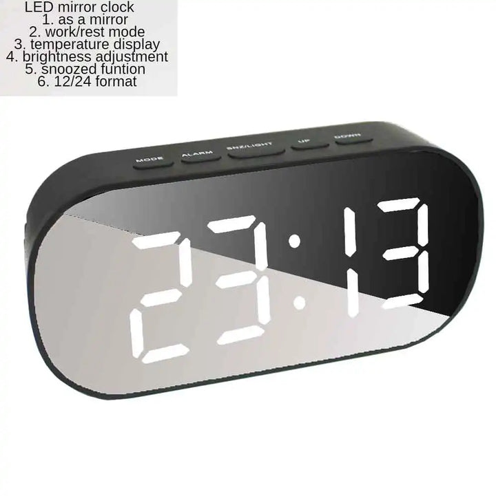 Lisslune | Curved Screen Digital Alarm Clock